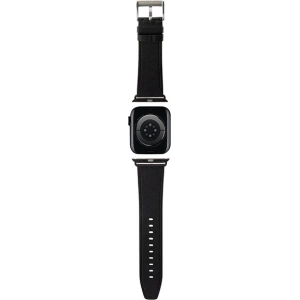 Kup Karl Lagerfeld KLAWLSAKLHPK Apple Watch 4/5/6/7/SE/8/9/Ultra 44/45/49mm Armband Saffiano Monogram schwarz/black - KLD1844 - {ean13} - Sklep Home Screen