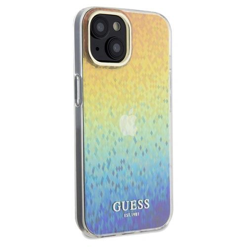 Kup Etui Guess GUHCP14SHDECMI Apple iPhone 15 / 14 hardcase IML Faceted Mirror Disco Iridescent színes - GUE3074 - {ean13} - Sklep Home Screen