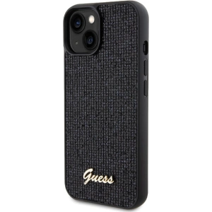 GEtui uess GUHCP14SPMSDGSK Apple iPhone 15 / 14 hardcase Disco Metal Script czarny/black