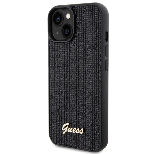 Kup GEtui uess GUHCP14SPMSDGSK Apple iPhone 15 / 14 kemény tok Disco Metal Script fekete/black - GUE3075 - {ean13} - Sklep Home Screen