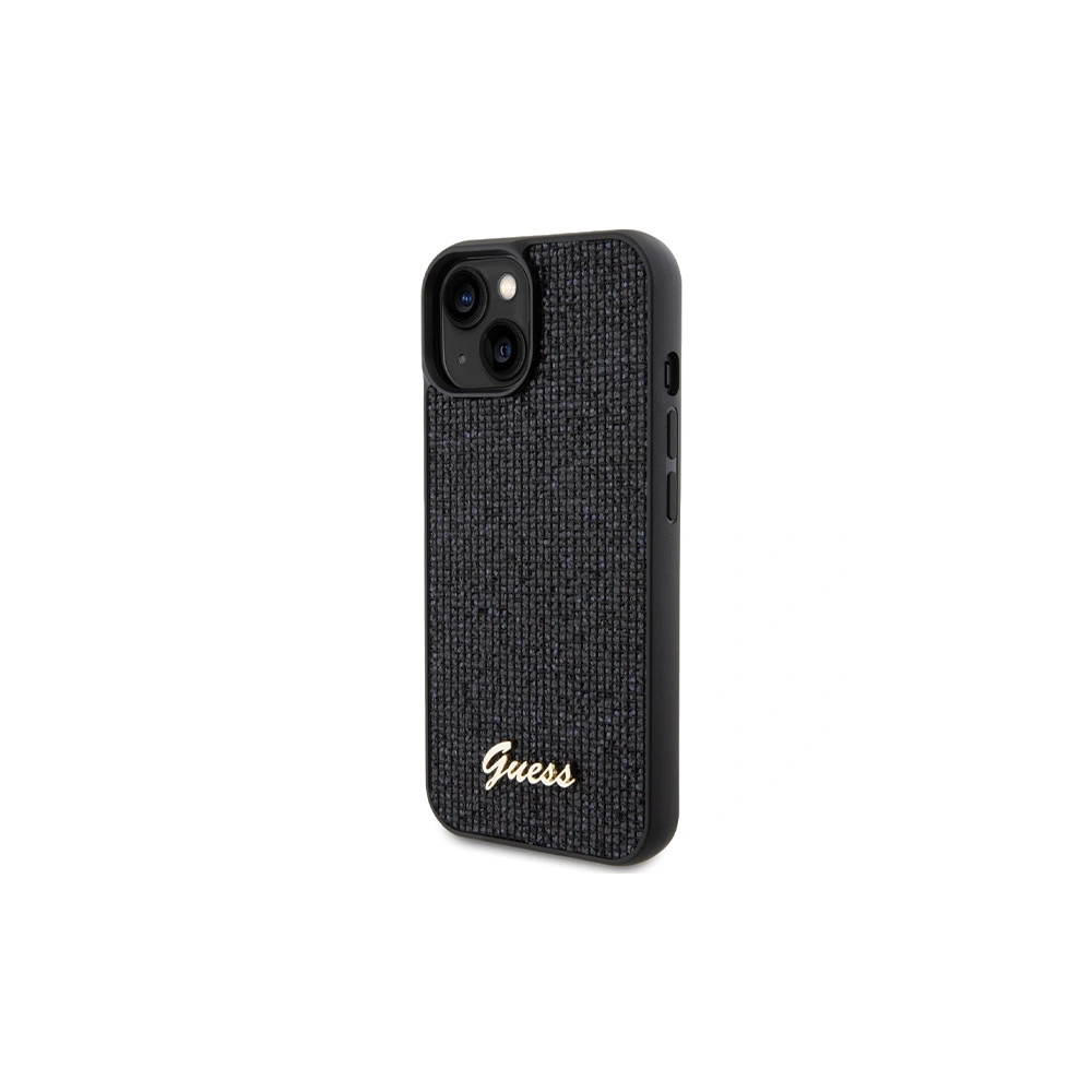 GEtui uess GUHCP14SPMSDGSK Apple iPhone 15 / 14 hardcase Disco Metal Script czarny/black