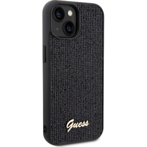 GEtui uess GUHCP14SPMSDGSK Apple iPhone 15 / 14 hardcase Disco Metal Script czarny/black