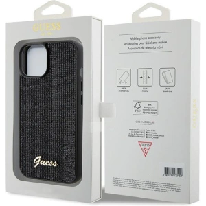GEtui uess GUHCP14SPMSDGSK Apple iPhone 15 / 14 hardcase Disco Metal Script czarny/black