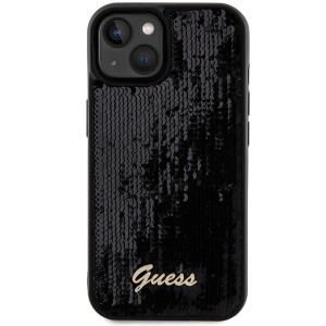 Kup Etui Guess GUHCP14SPSFDGSK Apple iPhone 15 / 14 hardcase Sequin Script Metal czarny/black - GUE3076 - {ean13} - Sklep Home Screen