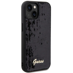 Kup Etui Guess GUHCP14SPSFDGSK Apple iPhone 15 / 14 hardcase Sequin Script Metal czarny/black - GUE3076 - {ean13} - Sklep Home Screen
