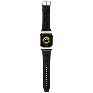Kup Karl Lagerfeld KLAWMSAKLHPK Apple Watch 4/5/6/7/SE/8/9/10 40/41/42mm Strap Saffiano Monogram schwarz/black - KLD1846 - {ean13} - Sklep Home Screen