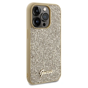 Kup Etui Guess GUHCP14XPMSDGSD Apple iPhone 14 Pro Max hardcase Disco Metal Script zlatý/gold - GUE3078 - {ean13} - Sklep Home Screen