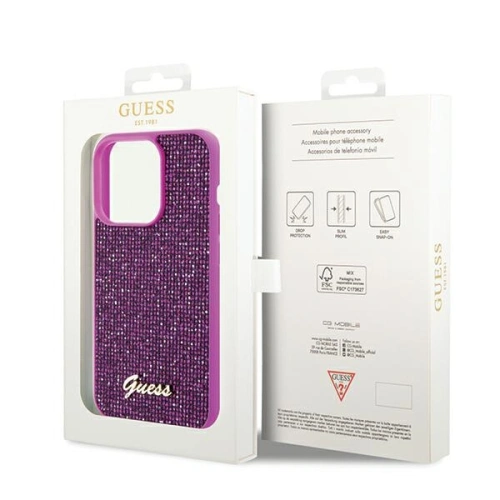 Kup Etui Guess GUHCP14XPMSDGSF Apple iPhone 14 Pro Max hardcase Disco Metal Script fuchsie/fuchsie - GUE3079 - {ean13} - Sklep Home Screen