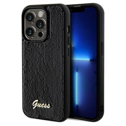 Kup Etui Guess GUHCP14XPSFDGSK Apple iPhone 14 Pro Max hardcase Sequin Script Metal černý/black - GUE3081 - {ean13} - Sklep Home Screen