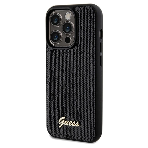 Kup Etui Guess GUHCP14XPSFDGSK Apple iPhone 14 Pro Max hardcase Sequin Script Metal černý/black - GUE3081 - {ean13} - Sklep Home Screen