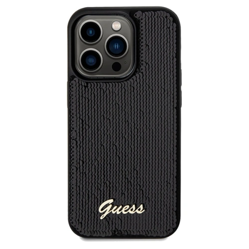 Kup Etui Guess GUHCP14XPSFDGSK Apple iPhone 14 Pro Max hardcase Sequin Script Metal černý/black - GUE3081 - {ean13} - Sklep Home Screen
