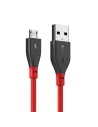 Kábel Micro USB AmpCore II BlitzWolf BW-MC10 0,3m piros