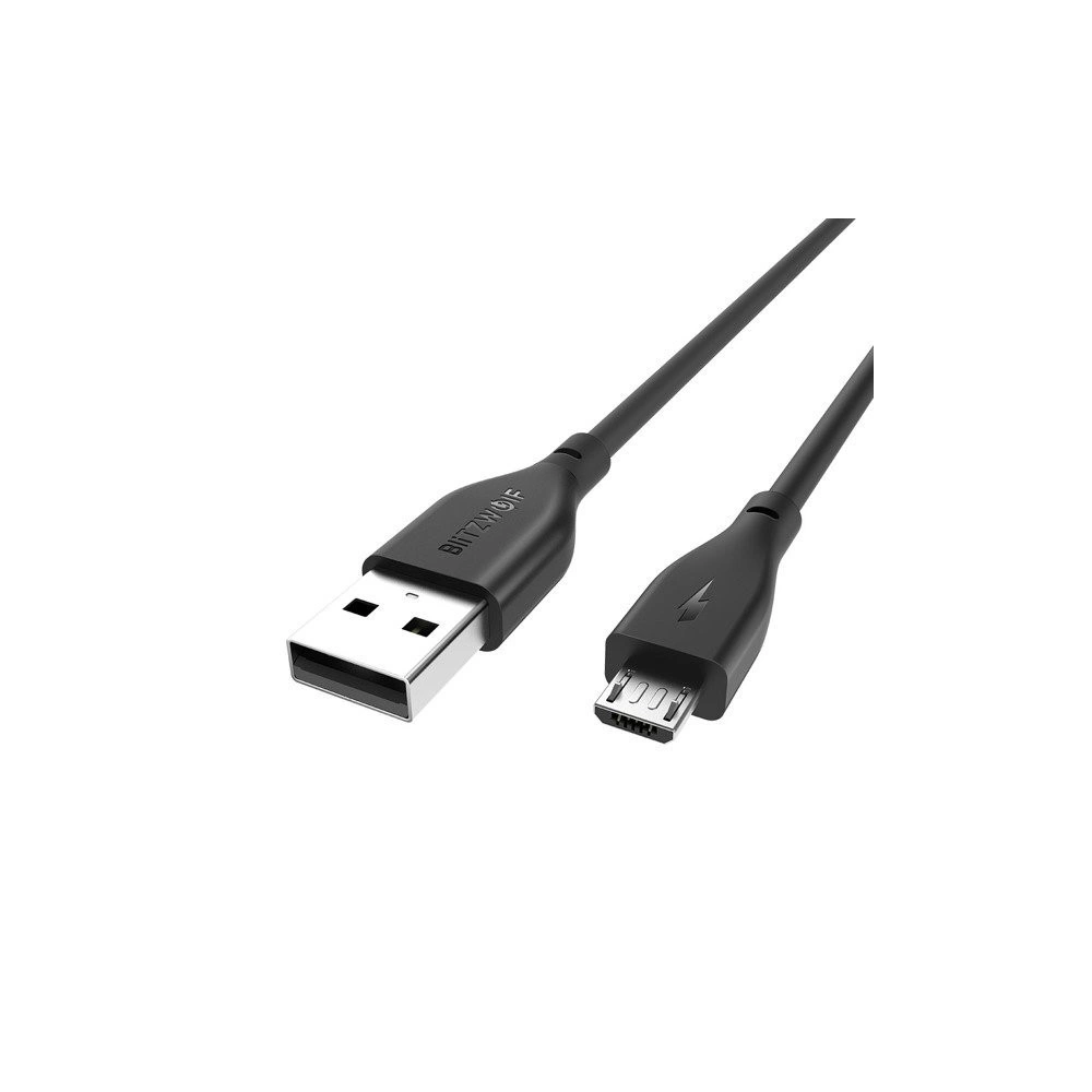 Kabel Micro USB AmpCore II BlitzWolf BW-MC10 0,3m czerwony
