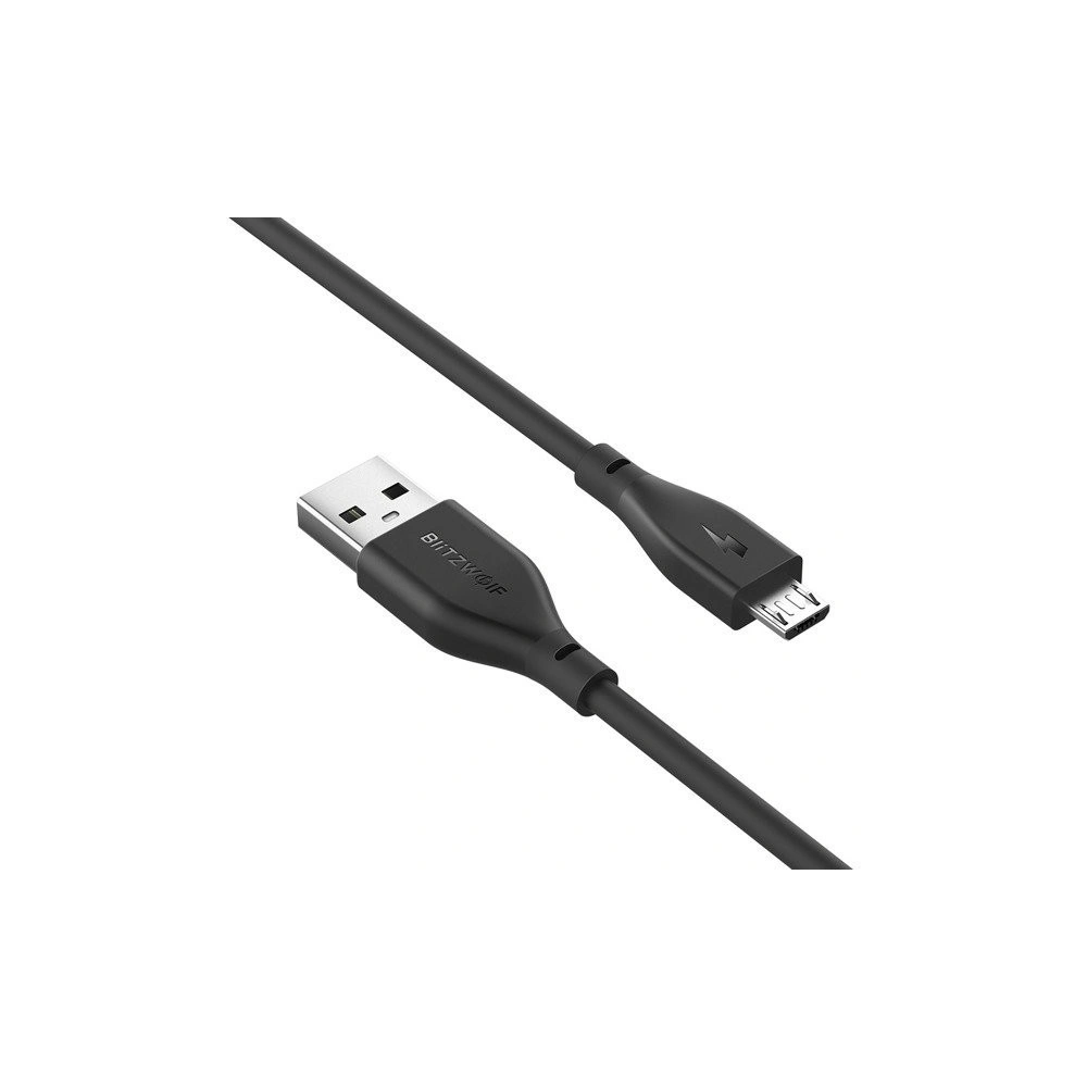Kabel Micro USB AmpCore II BlitzWolf BW-MC10 0,3m czerwony