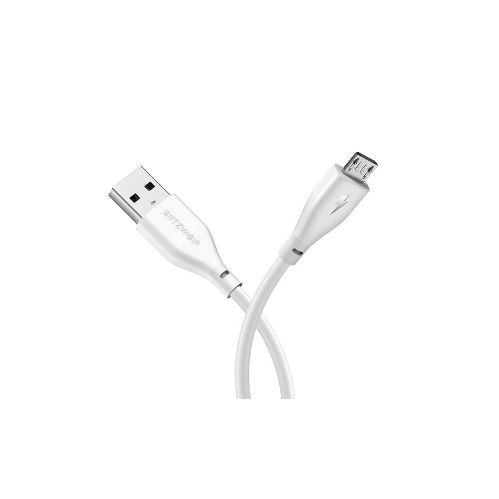 Kabel Micro USB AmpCore II BlitzWolf BW-MC10 0,3m czerwony