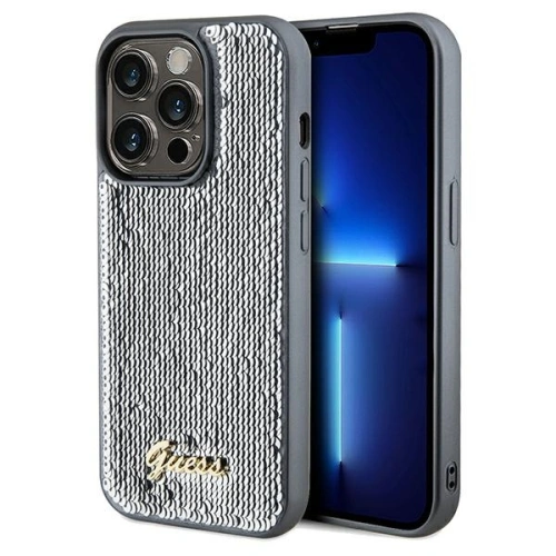 Kup Etui Guess GUHCP14XPSFDGSS Apple iPhone 14 Pro Max hardcase Sequin Script Metal stříbrný/silver - GUE3082 - {ean13} - Sklep Home Screen