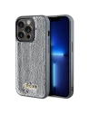 Guess GUHCP14XPSFDGSS Apple iPhone 14 Pro Max hardcase Sequin Script Metal silver