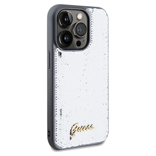 Kup Etui Guess GUHCP14XPSFDGSS Apple iPhone 14 Pro Max hardcase Sequin Script Metal stříbrný/silver - GUE3082 - {ean13} - Sklep Home Screen