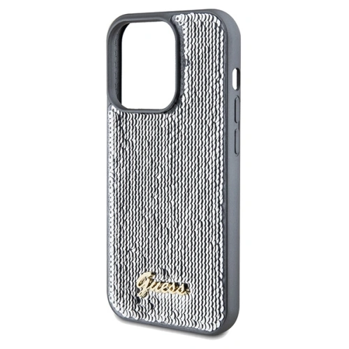 Kup Etui Guess GUHCP14XPSFDGSS Apple iPhone 14 Pro Max hardcase Sequin Script Metal stříbrný/silver - GUE3082 - {ean13} - Sklep Home Screen