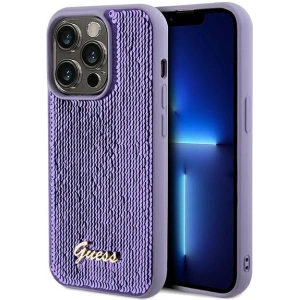 Kup Etui Guess GUHCP14XPSFDGSU Apple iPhone 14 Pro Max hardcase Sequin Script Metal fialový/purple - GUE3083 - {ean13} - Sklep Home Screen