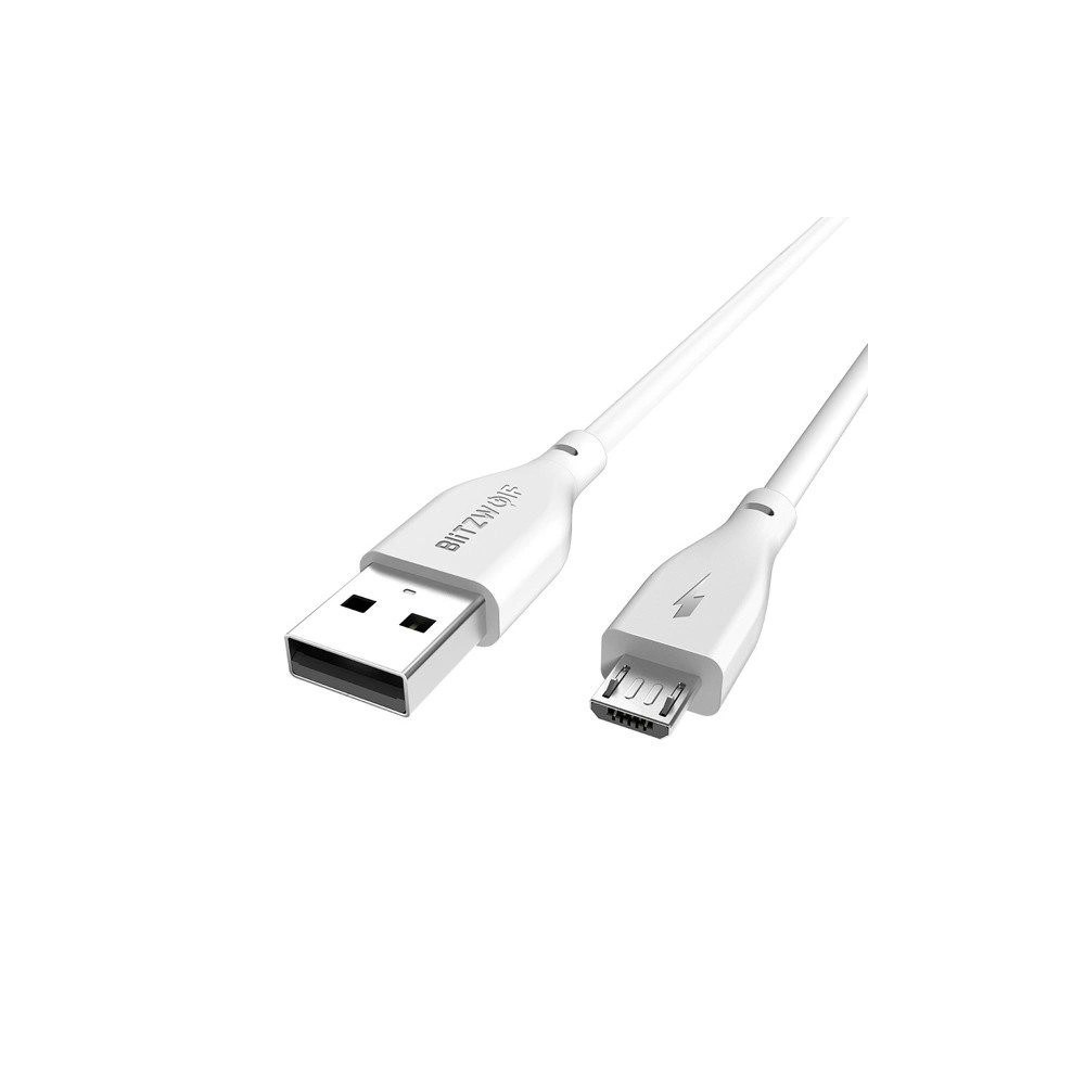 Kabel Micro USB AmpCore II BlitzWolf BW-MC10 0,3m czerwony