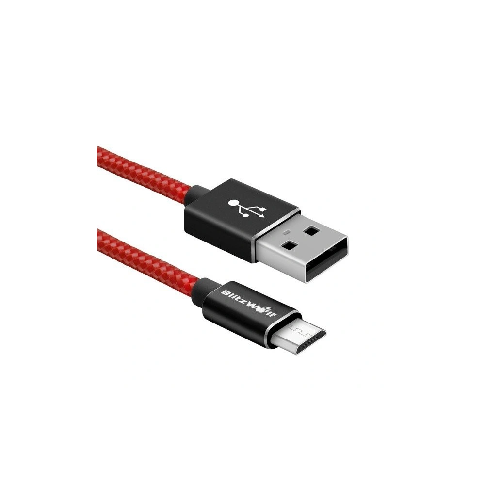 Kabel Micro USB BlitzWolf BW-MC1 1m czerwony