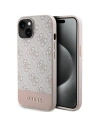 Etui Guess GUHCP15SG4GLPI Apple iPhone 15 / 14 hard case 4G Stripe Collection różowy/pink