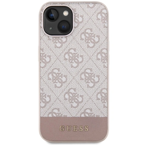 Kup Etui Guess GUHCP15SG4GLPI Apple iPhone 15 / 14 hard case 4G Stripe Collection różowy/pink - GUE3089 - {ean13} - Sklep Home Screen