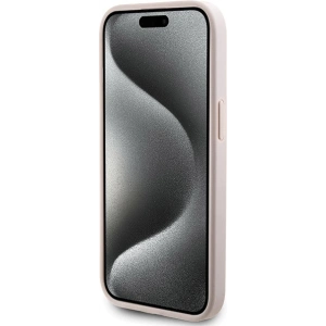 Etui Guess GUHCP15SG4GLPI Apple iPhone 15 / 14 hard case 4G Stripe Collection różowy/pink