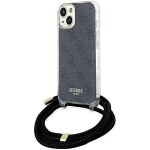 Kup Etui Guess GUHCP15SHC4SEK Apple iPhone 15 / 14 hardcase Crossbody Cord 4G Print czarny/black - GUE3091 - {ean13} - Sklep Home Screen
