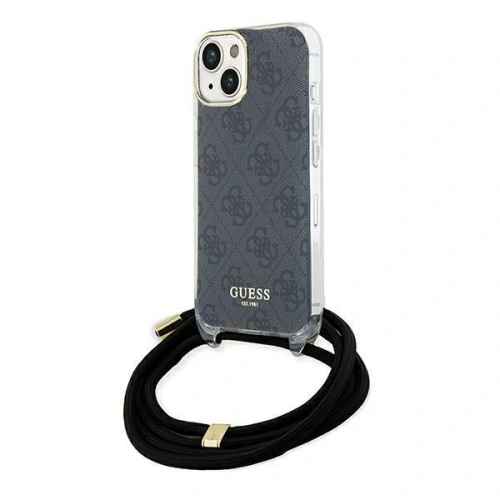 Kup Etui Guess GUHCP15SHC4SEK Apple iPhone 15 / 14 hardcase Crossbody Cord 4G Print černý/black - GUE3091 - {ean13} - Sklep Home Screen