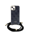 Kup Etui Guess GUHCP15SHC4SEK Apple iPhone 15 / 14 hardcase Crossbody Cord 4G Print černý/black - GUE3091 - {ean13} - Sklep Home Screen