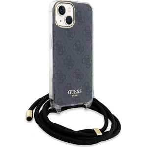 Kup Etui Guess GUHCP15SHC4SEK Apple iPhone 15 / 14 kemény tok Crossbody Cord 4G Print fekete/black - GUE3091 - {ean13} - Sklep Home Screen