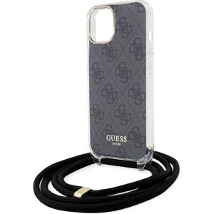 Kup Etui Guess GUHCP15SHC4SEK Apple iPhone 15 / 14 kemény tok Crossbody Cord 4G Print fekete/black - GUE3091 - {ean13} - Sklep Home Screen