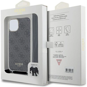Kup Etui Guess GUHCP15SHC4SEK Apple iPhone 15 / 14 hardcase Crossbody Cord 4G Print czarny/black - GUE3091 - {ean13} - Sklep Home Screen