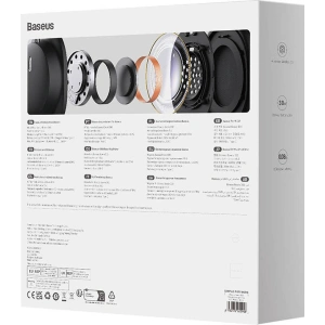 Buy Baseus Bowie D03 wireless headphones (black) - BSU4773 - {ean13} - Home Screen Store Europe