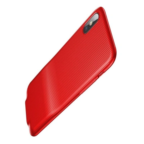 Kup Etui z adapterem audio Baseus Audio Case do iPhone X (czerwone) - BSU523RED - {ean13} - Sklep Home Screen