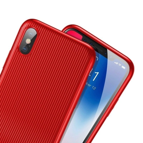 Kup Etui z adapterem audio Baseus Audio Case do iPhone X (czerwone) - BSU523RED - {ean13} - Sklep Home Screen