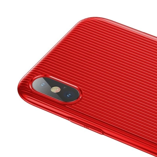 Kup Etui z adapterem audio Baseus Audio Case do iPhone X (czerwone) - BSU523RED - {ean13} - Sklep Home Screen