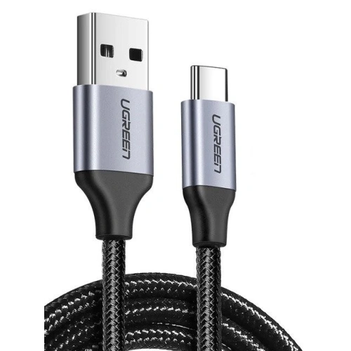 Kup Cablul USB-C QC3.0 UGREEN 0,5m nichelat cu conector din aluminiu negru - UGR066BLK - {ean13} - Sklep Home Screen