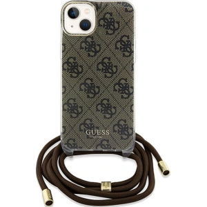 Kup Etui Guess GUHCP15SHC4SEW Apple iPhone 15 / 14 kemény tok Crossbody Cord 4G Print barna/brown - GUE3094 - {ean13} - Sklep Home Screen