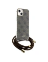 Kup Case Guess GUHCP15SHC4SEW Apple iPhone 15 / 14 Hardcase Crossbody Cord 4G Print braun/brown - GUE3094 - {ean13} - Sklep Home Screen
