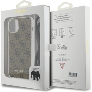 Kup Etui Guess GUHCP15SHC4SEW Apple iPhone 15 / 14 hardcase Crossbody Cord 4G Print brązowy/brown - GUE3094 - {ean13} - Sklep Home Screen