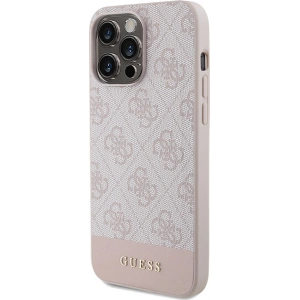 Kup Etui Guess GUHCP15XG4GLPI Apple iPhone 15 Pro Max hard case 4G Stripe Collection różowy/pink - GUE3095 - {ean13} - Sklep Home Screen