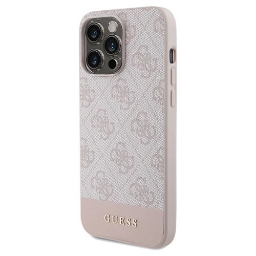 Kup Etui Guess GUHCP15XG4GLPI Apple iPhone 15 Pro Max hard case 4G Stripe Collection różowy/pink - GUE3095 - {ean13} - Sklep Home Screen