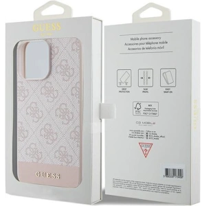 Kup Etui Guess GUHCP15XG4GLPI Apple iPhone 15 Pro Max hard case 4G Stripe Collection różowy/pink - GUE3095 - {ean13} - Sklep Home Screen