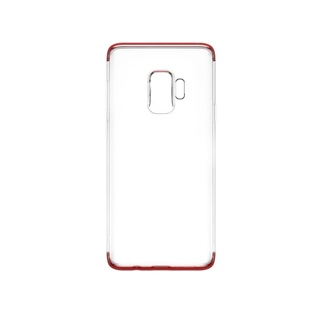 Przezroczyste etui Baseus Armor Case do Samsung Galaxy S9 (czerwone)