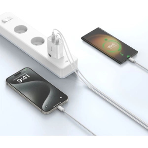 Kup Tech-Protect Încărcător de rețea C20W Încărcător de rețea 2xUSB-C, PD, 20W Alb - THP2459 - {ean13} - Sklep Home Screen