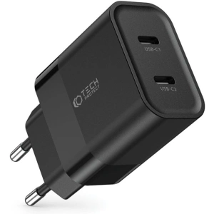 Kup Tech-Protect Încărcător de rețea C20W Încărcător de rețea 2xUSB-C, PD, 20W Negru - THP2460 - {ean13} - Sklep Home Screen
