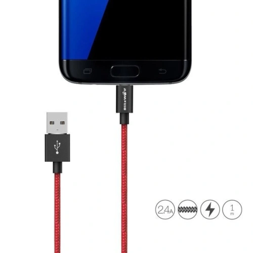 Kup Kabel Micro USB do smartfonů BlitzWolf BW-MC2, 1,8 metru, černý - BLZ071BLK - {ean13} - Sklep Home Screen